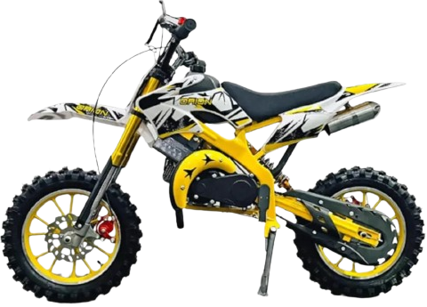 GJ49-Bikes-49CC-2-Stroke-Standard-Bike-Left-Angle-Sunburst-Yellow