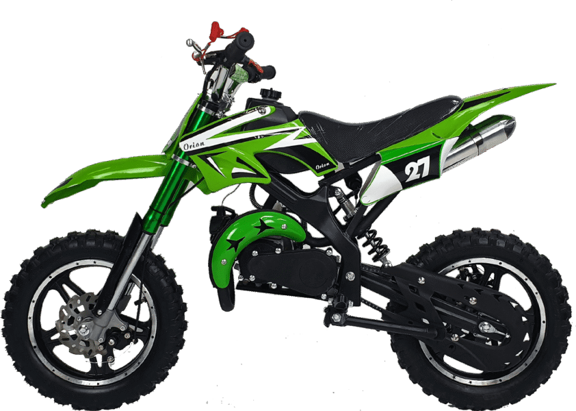 GJ49-Bikes-49CC-2-Stroke-Standard-Bike-Left-Angle-Jungle-Green