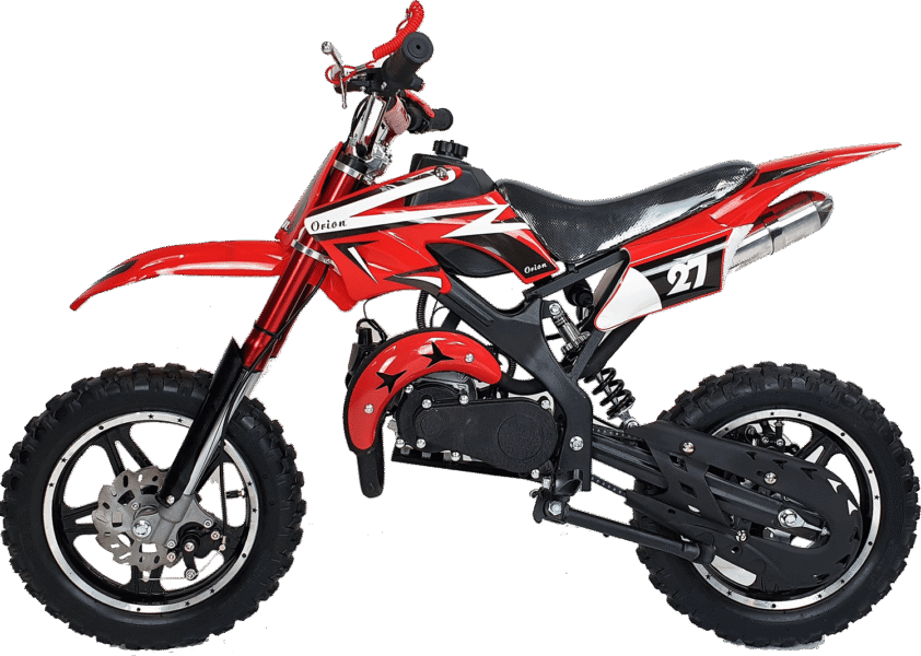 GJ49-Bikes-49CC-2-Stroke-Standard-Bike-Left-Angle-Maroon-Red